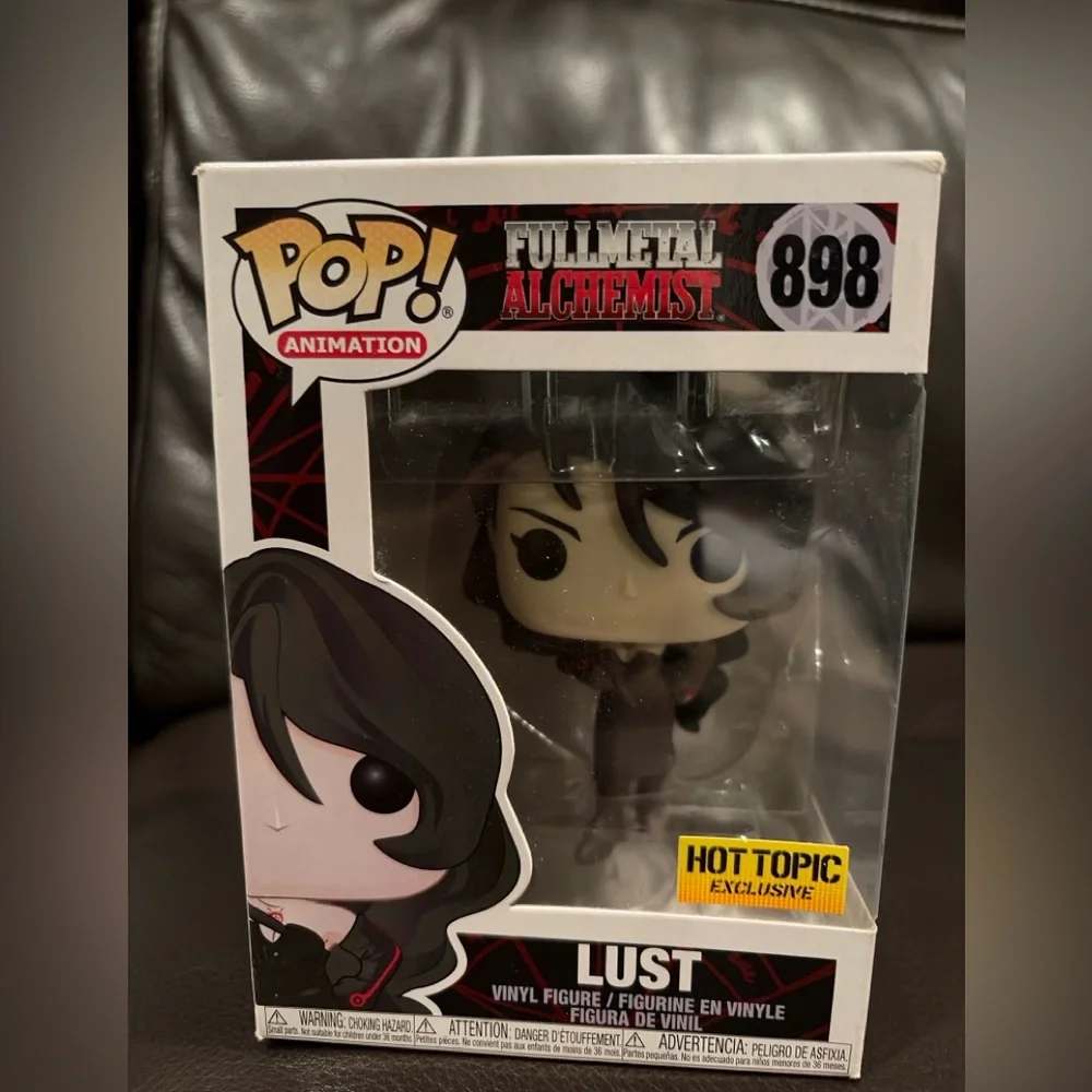 Lust Fullmetal Alchemist Funko Pop #898– Hot Topic Exclusive(F54)&✨